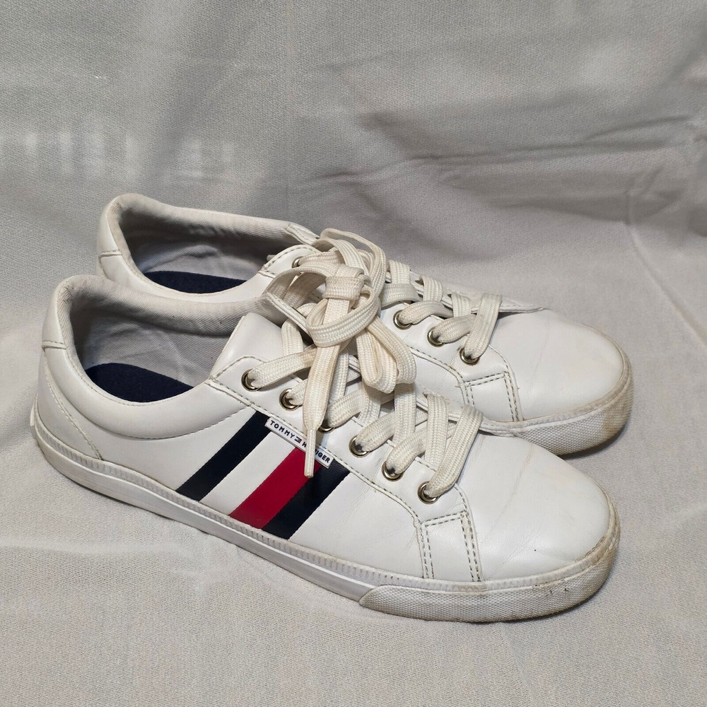 Tommy Hilfiger Twilightz Womens Shoes Size 7 M Sneakers White Lace Up/Low Top